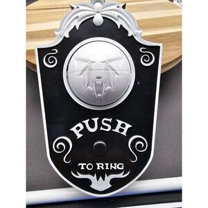 Gemmy Halloween Eyeball Doorbell Push‎ To Ring Light Up Talking Prop Works!